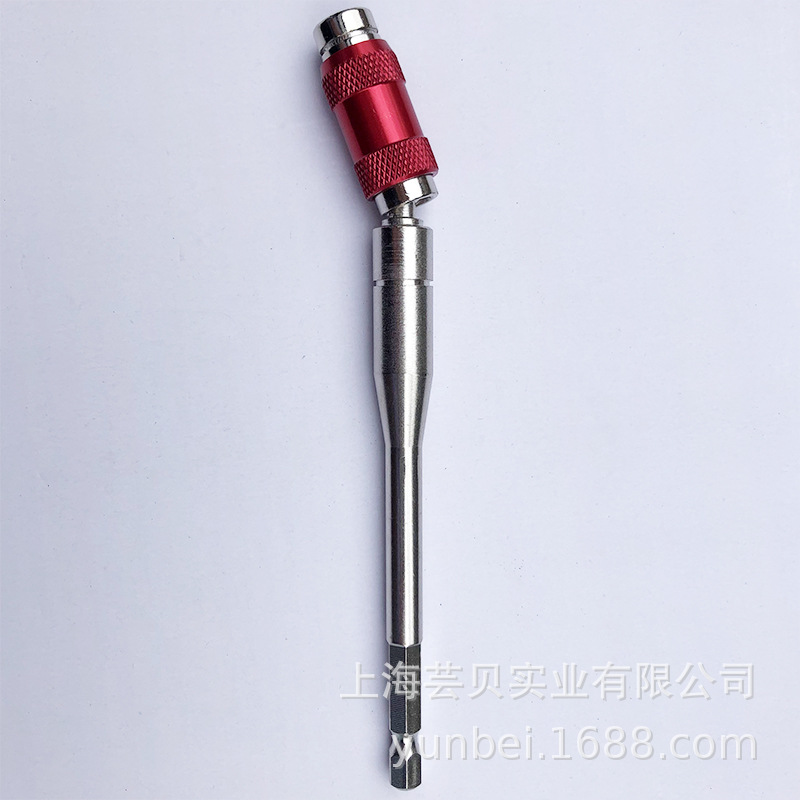 1/4 "multi-ángulo de extensión direccional varilla magnética destornillador eléctrico mango hexagonal 6,35mm cabeza del lote de liberación rápida autoblocante biela
