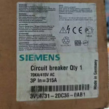SIEMENS/西门子塑壳断路器3VL4731-2DC36-0AB1
