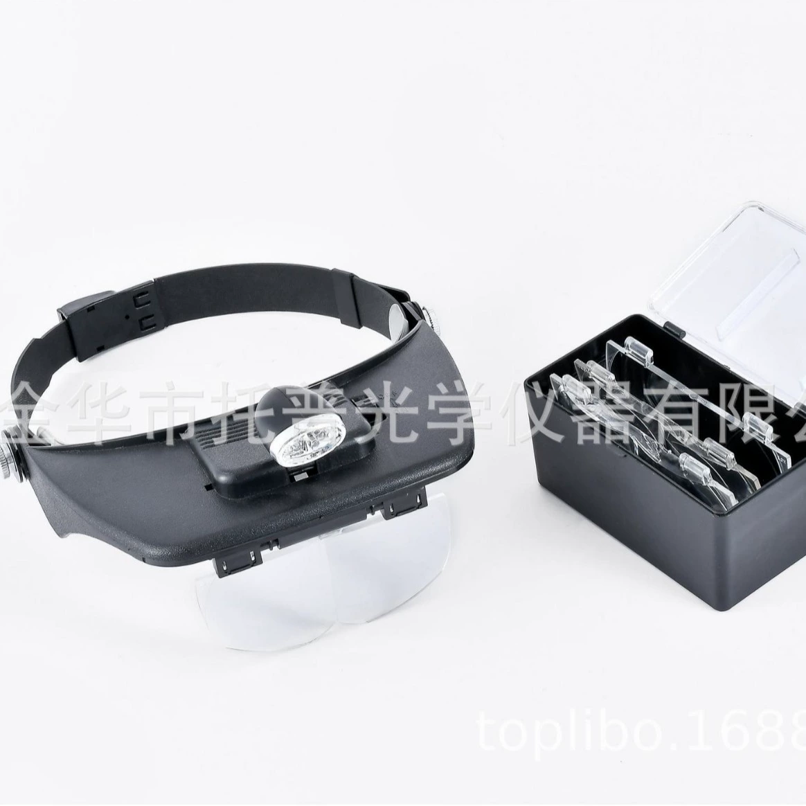 Прямые продажи с фабрики, шлем с легкой лупой, увеличительным стеклом и легкой лупой на голове