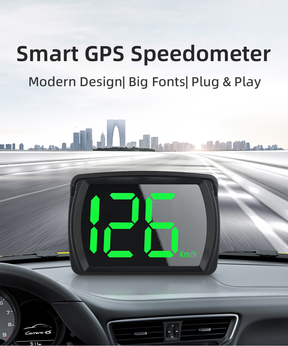 Y03 source factory HUD head-up display, GPS speed display, KM/MPH, specifically designed for cross-border use