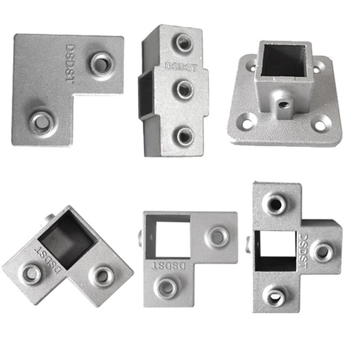 Aluminum alloy 25 square tube connector accessories elbow steel pipe fixed joint shelf storage rack aluminum alloy fasteners