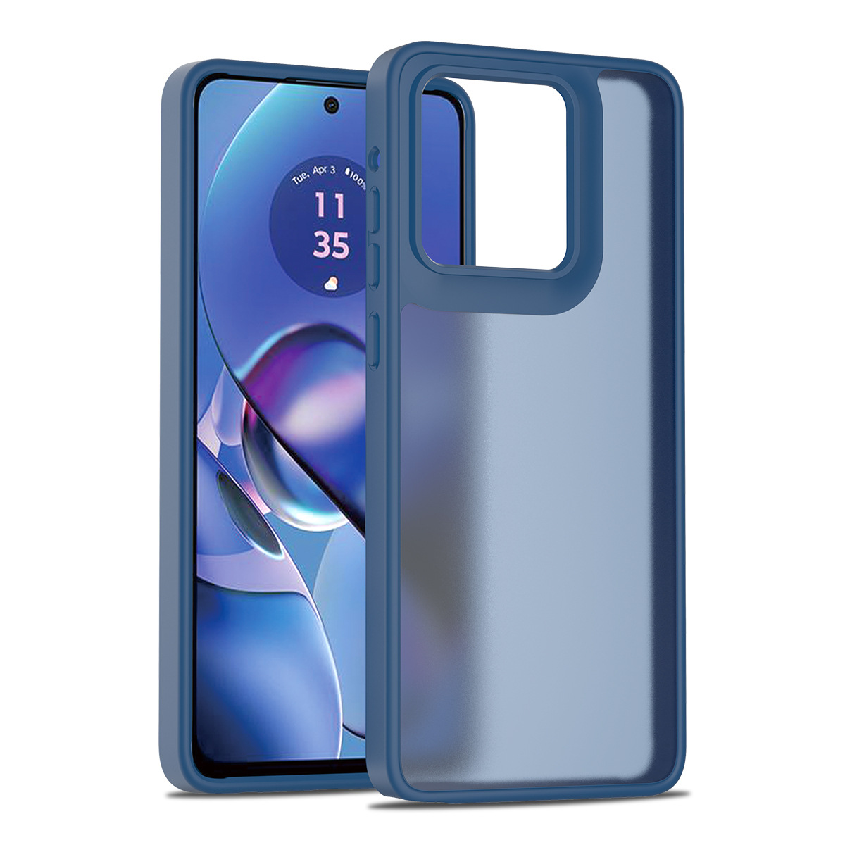 Aplicación transfronteriza MOTO G stylus 5G 2025 2 - en - 1 escudo plateado piel esmerilado 2.0mm cubierta a prueba de caídas