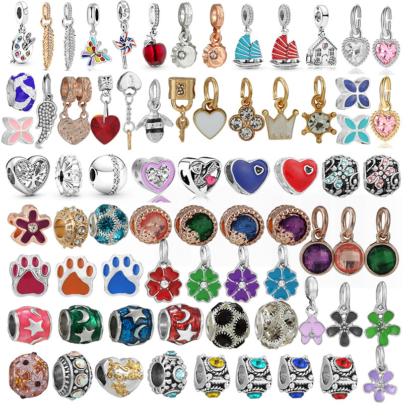 Panjia classic exquisite small pendant suitable for making bracelet bracelet pendant birthday gift factory wholesale