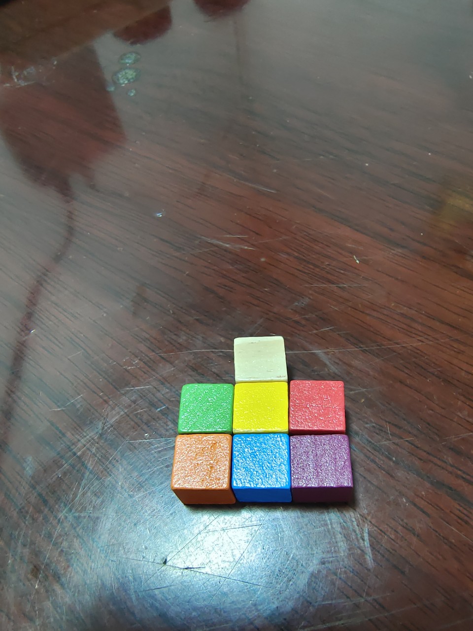 Children's cube, constructor, 1cm