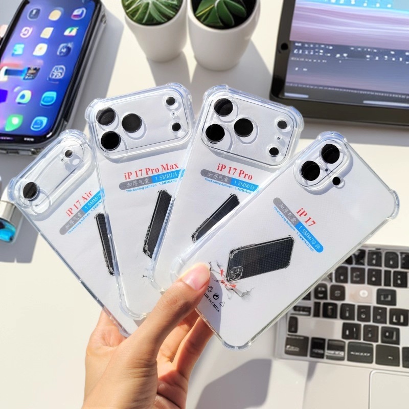 1.5mm Four-Corner Anti-Fall Airbag Transparent Tpu Mobile Phone Case Suitable for Mi Xiaomi Poco F7 5g Foreign Version