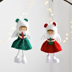 クリスマス天使ガールペンダントクリスマスツリー装飾ホームパーティー DIY クリスマス装飾ペンダント人形