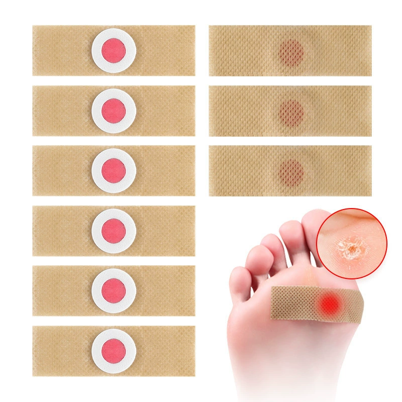 Нетканая наклейка из кокона Тизи Тонкая дышащая наклейка для ног Уход за ногами