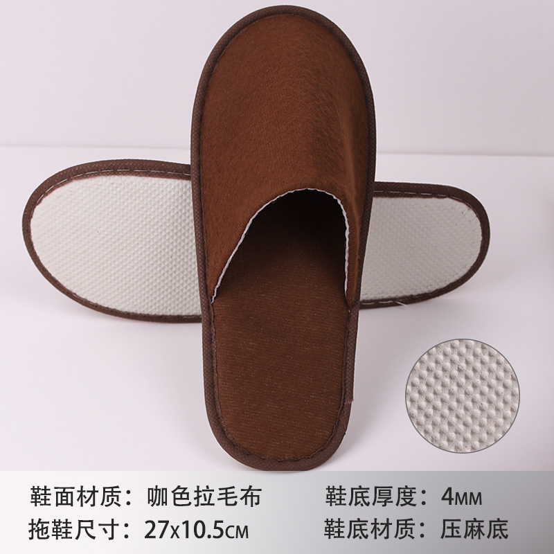 Hotel sandalinas desechables de algodón de lino de seda sandalinas de alojamiento residencial sandalinas desechables antideslizantes soleas de zapatillas gruesas