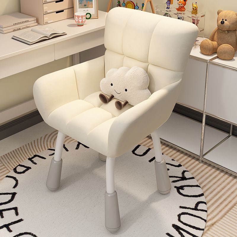 Computer Chair for Home Use, Comfortable for Long Sitting, with Backrest, Suitable for Student Dormitory Study, Comfortable Office Chair, Girls' Bedroom Vanity Chair Computer Chair for Home Use, Comfortable for Long Sitting, with Backrest, Suitable for Student Dormitory Study, Comfortable Office Chair, Girls' Bedroom Vanity Chair