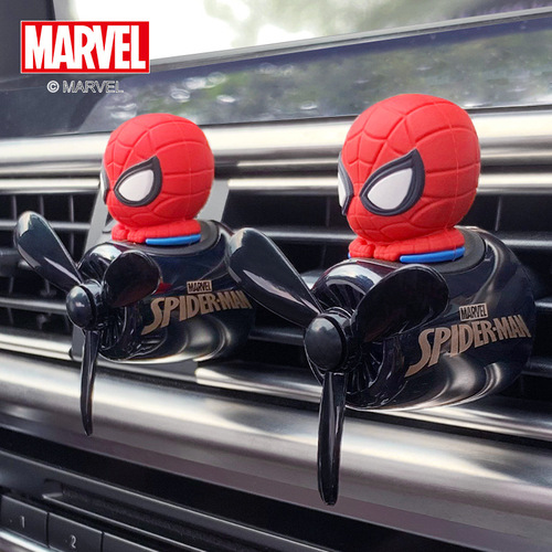Marvel Spider-Man Car Aromatherapy Vent Decoration Men's Fragrance Car Interior Accessories Air Conditioning Ventilation Car Perfume