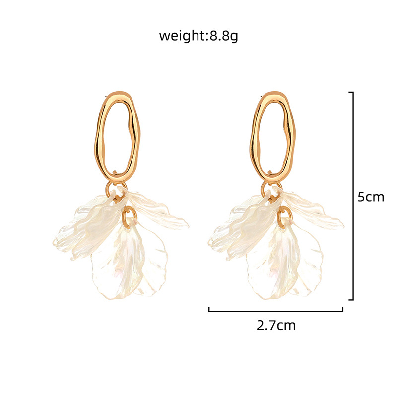 European And American Retro Color Abalone Earrings Personality Earrings display picture 11