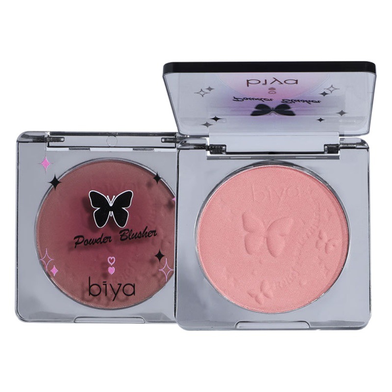 Biya monocromo en relieve se ruboriza albaricoque Rosa mate barbilla púrpura azul hembra Placa de reparación Rouge frío blanco piel desnuda Rosa baya