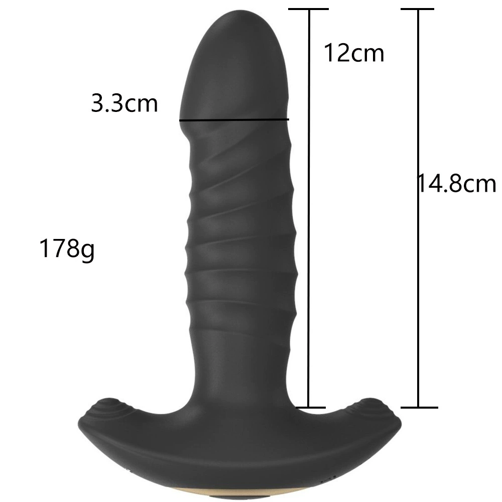 Telescopic anus plug Prostate vibrating massager Silicone orgasm vibrating egg stick APP wireless remote control