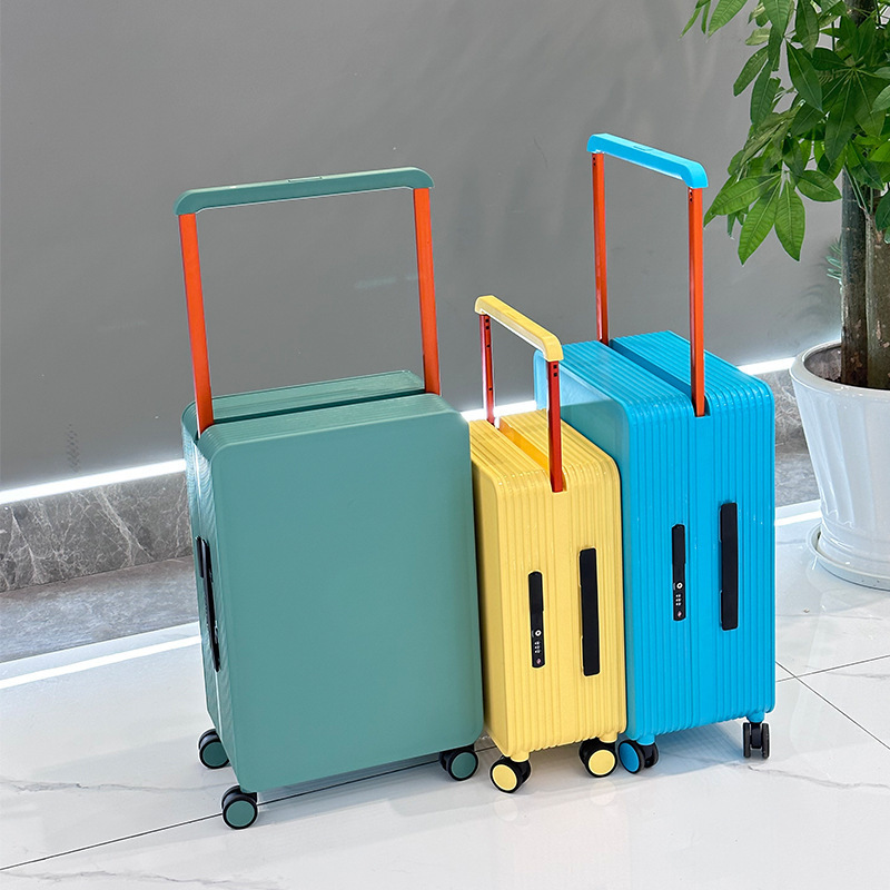 Distribution wide pull rod luggage box women pull rod case men's suitcase shipping box 20 inch 24 inch boarding box shipping box