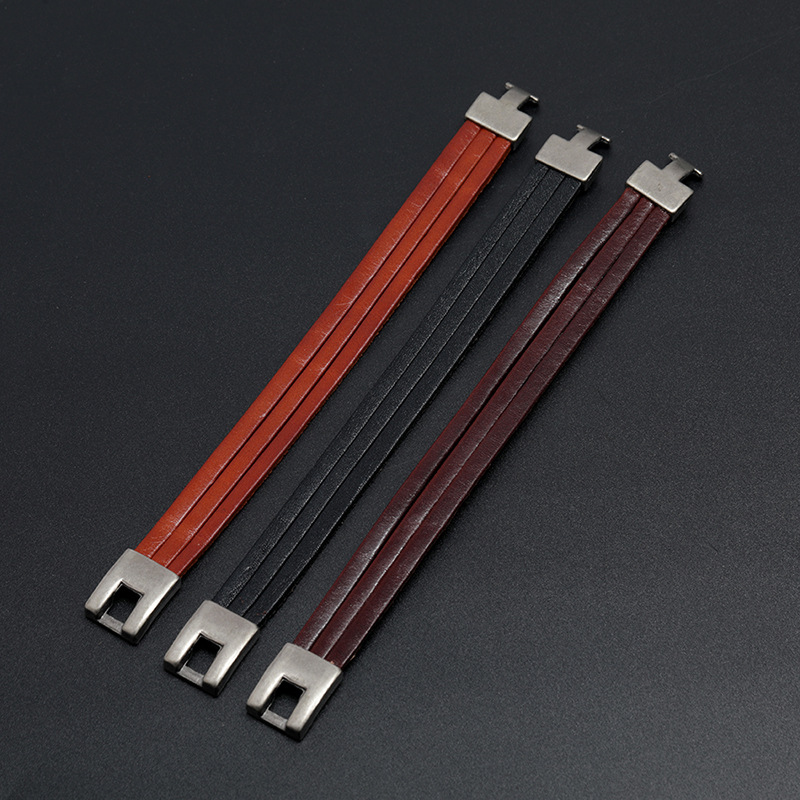 wholesale jewelry retro solid color belt buckle type bracelet nihaojewelry