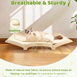 跨境新品一体防猫抓沙发猫窝猫抓板剑麻耐磨不掉屑大号躺椅猫爪板