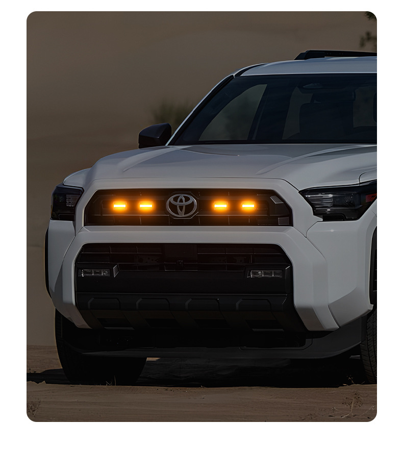 Suitable for 25 Toyota Speedmaster 4Runner Trd Sr5 Grille Led Small Yellow Lights Sr5 Grille Daytime Running Lights