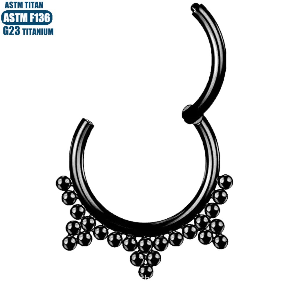 Labret piercing jewelry detail image