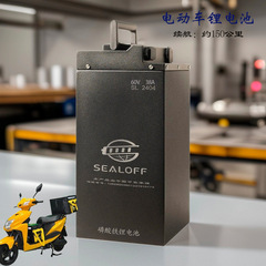 跨境踏板两轮车电池60V38A磷酸铁锂电池电动车电瓶可续航150km