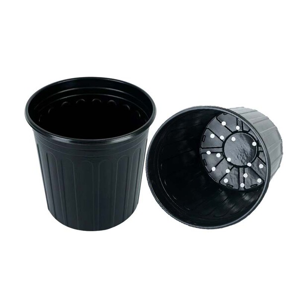 Black gallon -breeding pot seedling breeding base wooden plant black…