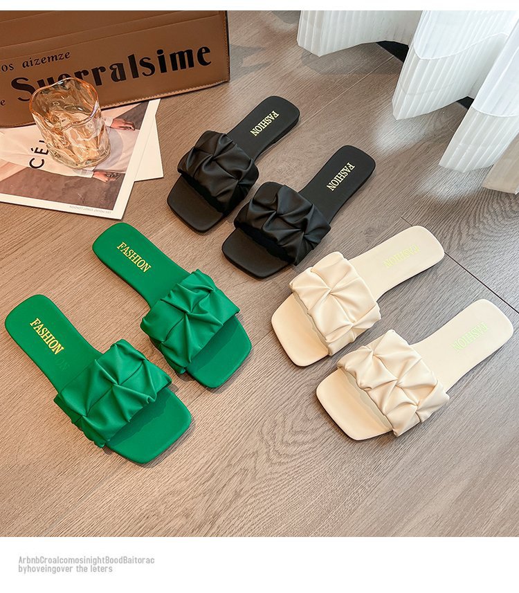 Bayanlar Kadın Parmak arası Terlik Plaj Partisi Sentetik Kumaş Su Geçirmez_voghion.com