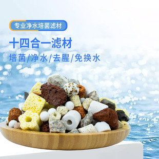 Fish pond water quality purification fish tank filter nanosphere aquarium bacteria cultivation material nitrification bacteria house hollow quartz ball