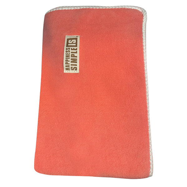 Coral bath towel