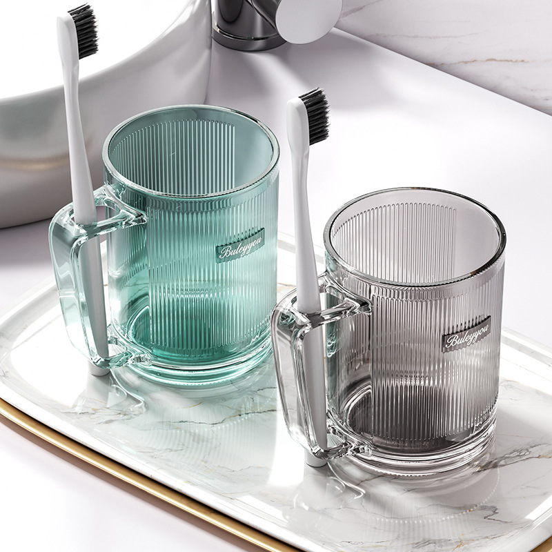 Mouthwash Cup Can Be Inserted for Brushing Teeth, High-Looking Anti-Fall Cup for Kidsren and Couples, Household Dental Cylinder, Portable Student Dormitory Wash Cup