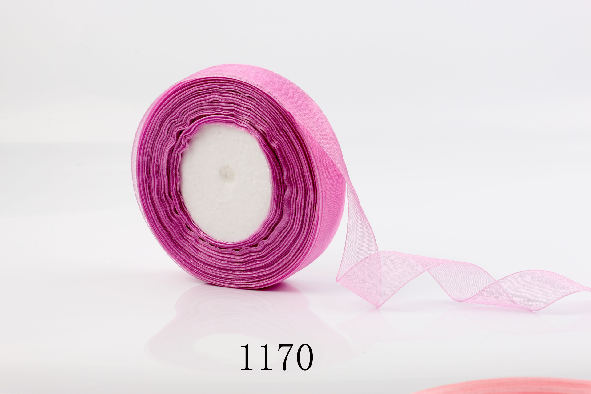 Para el comercio electrónico transfronterizo cinta transparente arco cinta de gasa 2,5 cm cinta de gasa de color DIY accesorios para el cabello