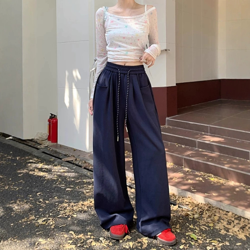 Lazy Style Straight Loose Casual Pants for Women, Summer Thin Version, Petite Size, 2026 New Low-Waist Slimming Casual Wide-Leg Pants Lazy Style Straight Loose Casual Pants for Women, Summer Thin Version, Petite Size, 2026 New Low-Waist Slimming Casual Wide-Leg Pants