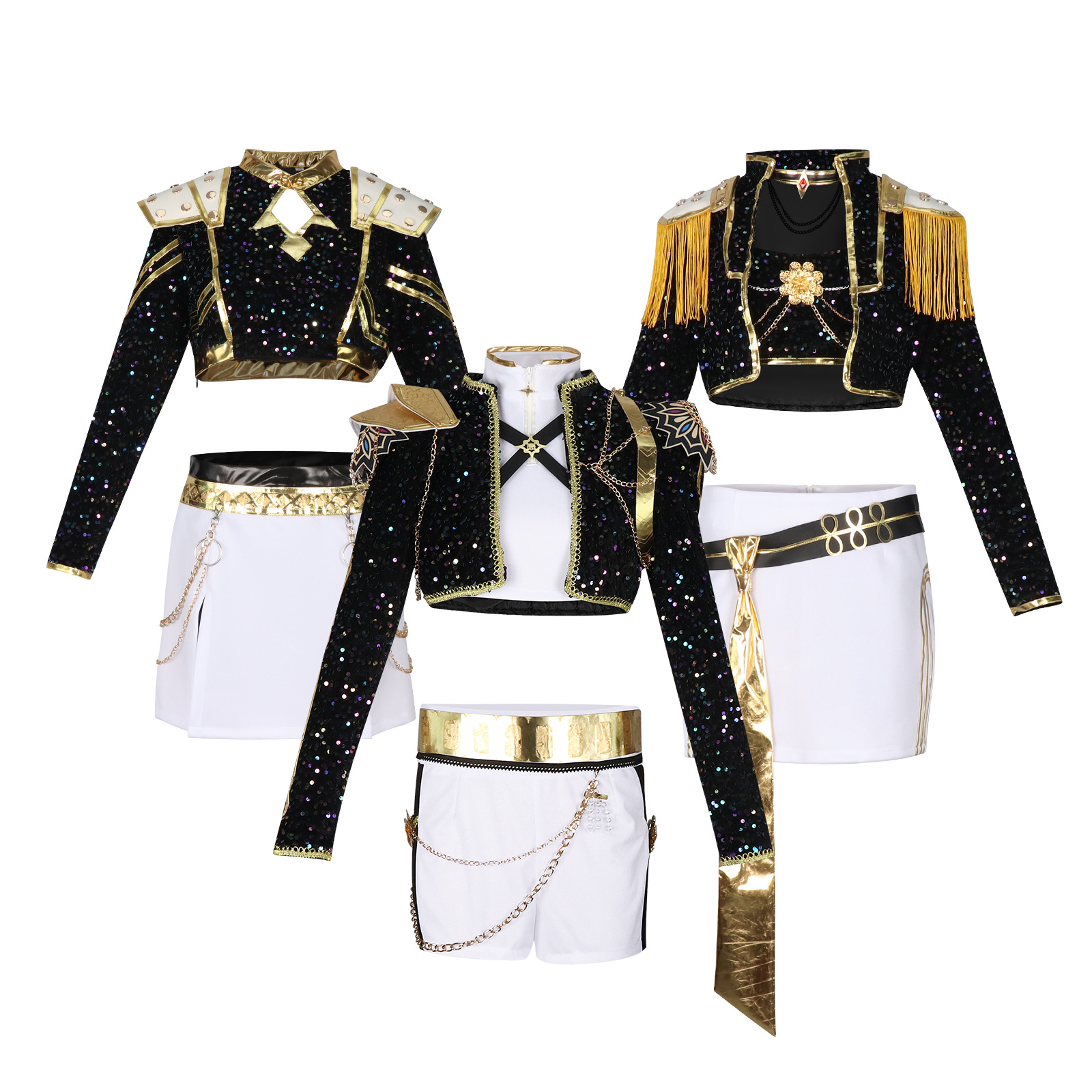 Skpop猎魔女团假发 米拉 佐伊 鲁米 贝比 cosplay假发女 恶魔猎人