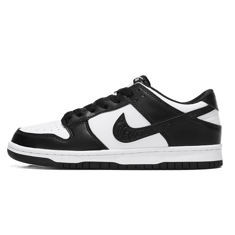Fábrica de venta directa de Putian AJ zapatos de hombre de alto perfil marrón oscuro barbado zapatos de skate de mujer negro y blanco panda zapatos deportivos casuales mujeres