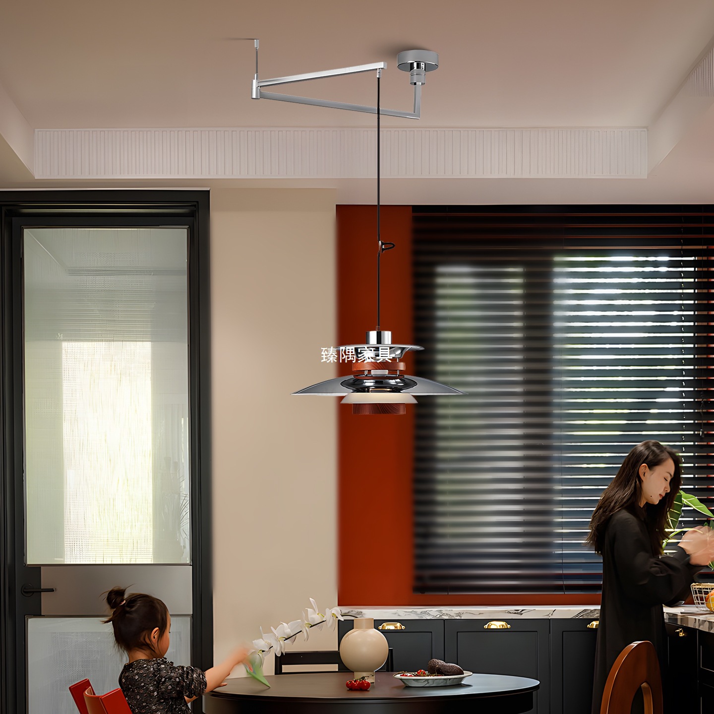 Bauhaus lámpara de restaurante medieval estilo industrial minimalista italiano moderno simple platillos voladores lámpara de escritorio