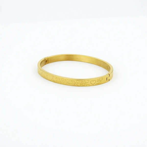 A golden love bracelet