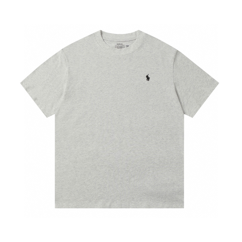 ラルフローレン 夏新作 無地 ポニー刺繍 ユニセックス ラウンドネック 半袖 Tシャツ|undefined