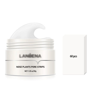 Lambena Blackhead Nasal Mask with 60 Blackhead Absorbing Sheets Peel-Off Acne Cleansing Nasal Patch La-O