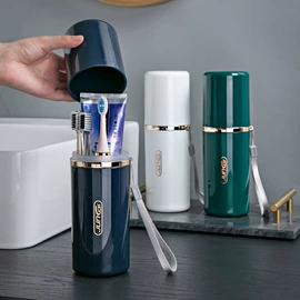 牙刷套;垃圾桶;化妆品收纳盒