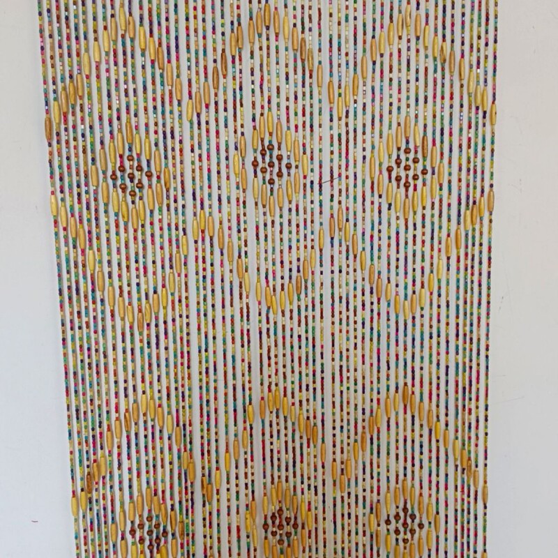 2025 Cross-Border Amazon New Colorful Wooden Bead Door Curtain 2025 Cross-Border Amazon New Colorful Wooden Bead Door Curtain