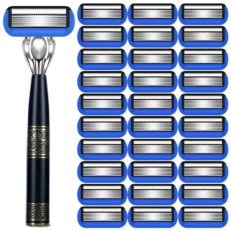 Wholesale In-Stock Eight-Layer Blade Manual Razor Universal 6-7 Layer Head Razor 8-Layer Razor Wholesale In-Stock Eight-Layer Blade Manual Razor Universal 6-7 Layer Head Razor 8-Layer Razor