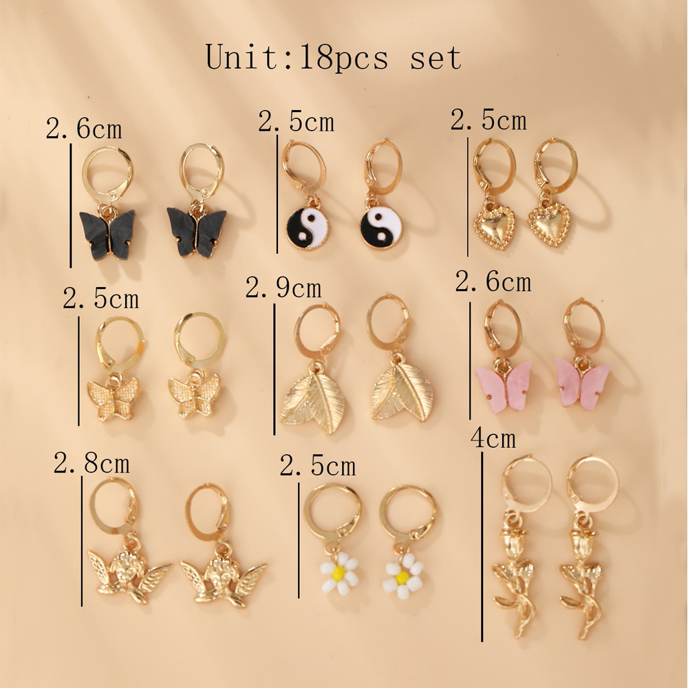 Alloy Plating Earrings display picture 1
