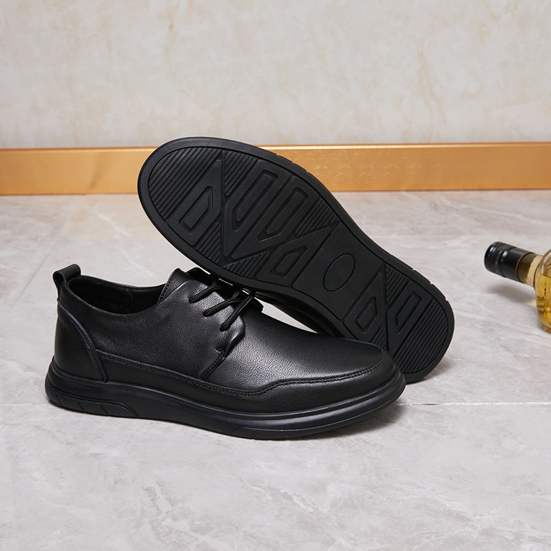 Men's comfortable breathable casual leather shoes_voghion.com