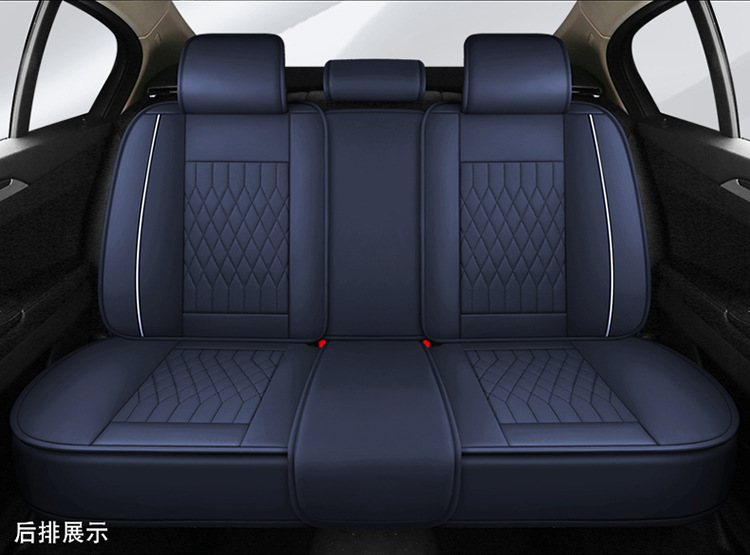 Leather Car Seat Cushions for Five Seats, Cross-Border Export Manufacturers, Four-Season Suitable Car Supplies Seat Cushions, Seat Covers Wholesale