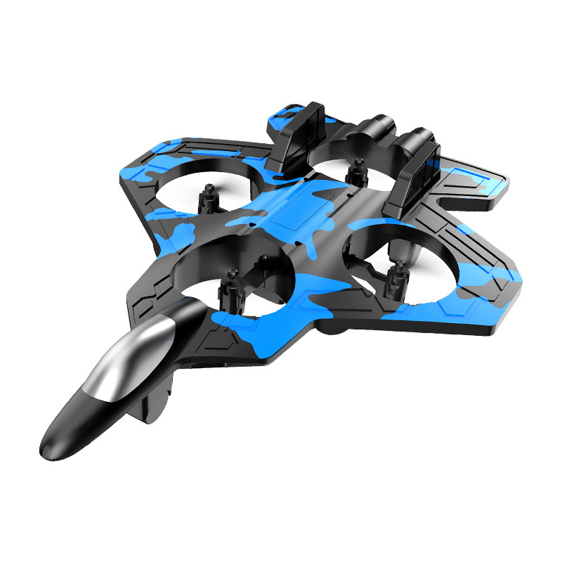 New Cross-Border V2 Four-Axis Remote Control Flying Foam Drone Remote Control Aircraft with Altitude Hold and Stunt Features Toy Model Aircraft