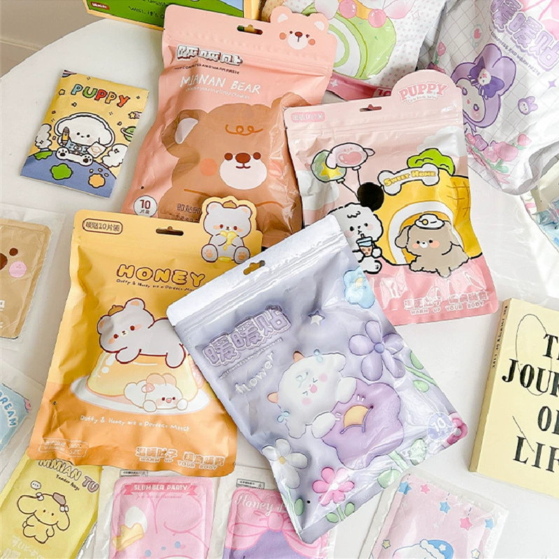 Cute children's cartoon warm stickers, winter keep warm sticker