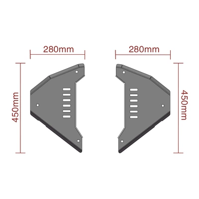 Underbody protection plate/engine baffle Vehicle Chassis Guard Plate Battery Water - fengqiao-8-is-suitable-for-24-25-models-5mm-lower-arm-guard