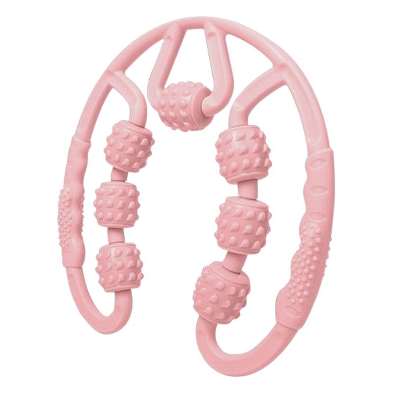 Leg Slimming and Beautiful Leg Artifact Seven-Wheel Ring Leg Clamp Roller Arm Large and Small Leg Massage Foam Roller Fitness Yoga Column