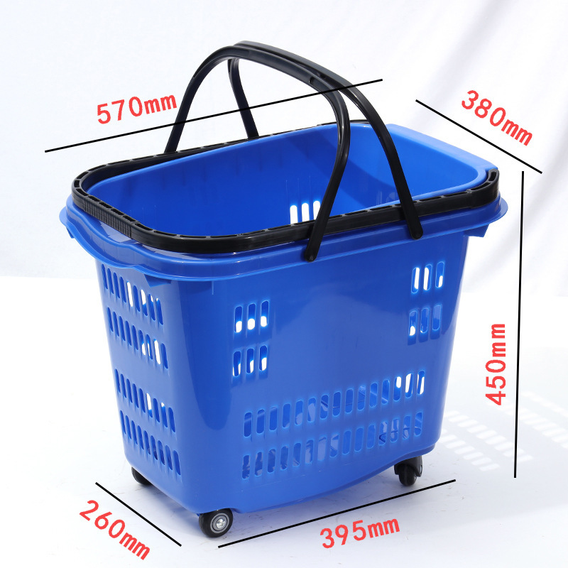 50L 럭셔리 대형 4륜 트롤리 블루