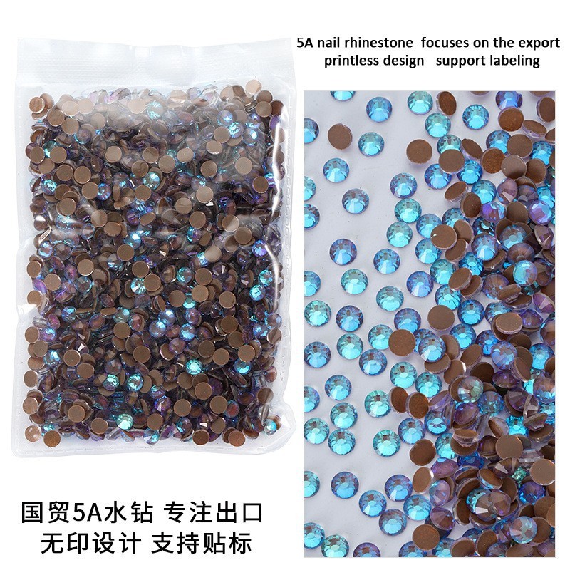 国境を越えた売れ筋ガラス平底発光ダイヤモンド diy マニキュアダイヤモンドネイルデコレーション蛍光ダイヤモンド携帯電話ケース装飾ラインストーン|undefined