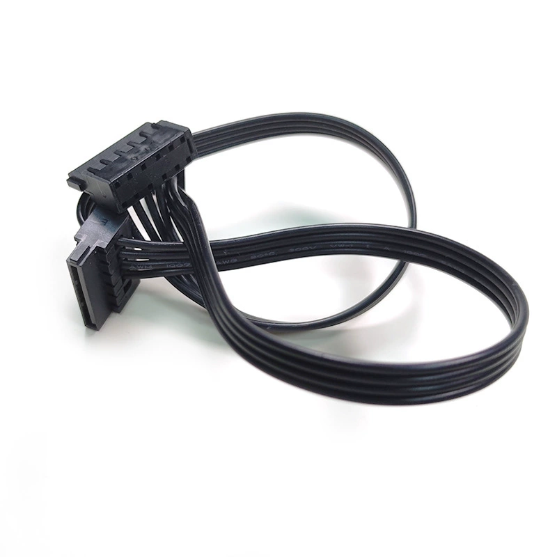 Кабель питания жёсткого диска 4PIN→SATA мини, малый 4P на двойной SATA, плата 4P→SATA