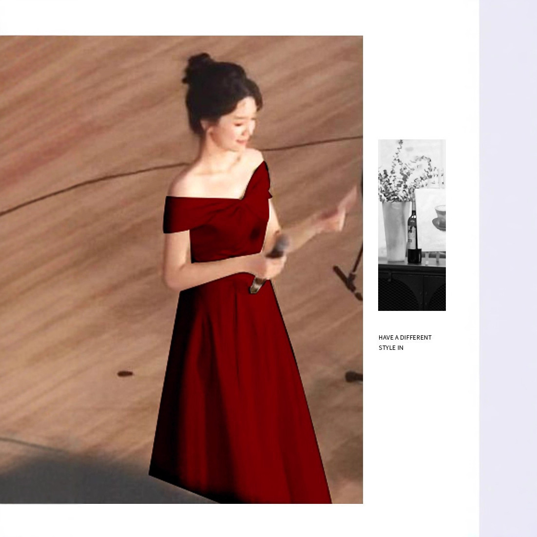 Wedding Dress for the Bride 2026 New Autumn High-End Red Engagement Dress Banquet Light Luxury Host Evening Dress